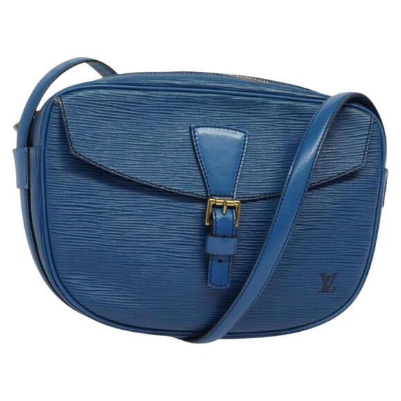 LOUIS VUITTON Epi June Feuille Shoulder Bag Blue M52155 - Picture 1 of 16